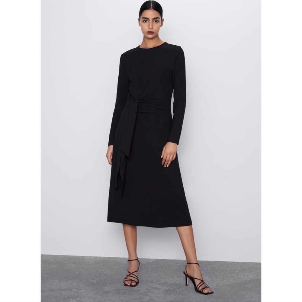 Black long sleeve Zara Dress